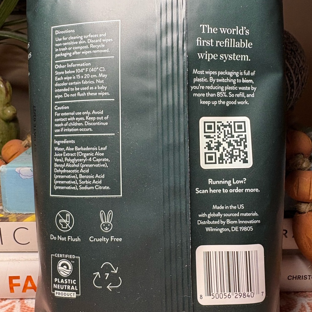 Biom Refillable Wipes Starter Set - NEW - Picture 4 of 5